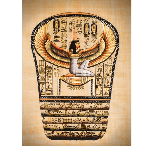 graphic drawing of Isis Goddess