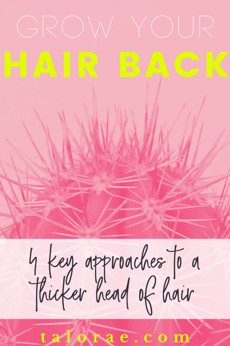 Pinterest Graphic Grow Your Hair Back