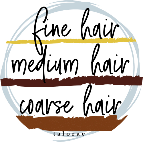differences between fine medium and coarse hair