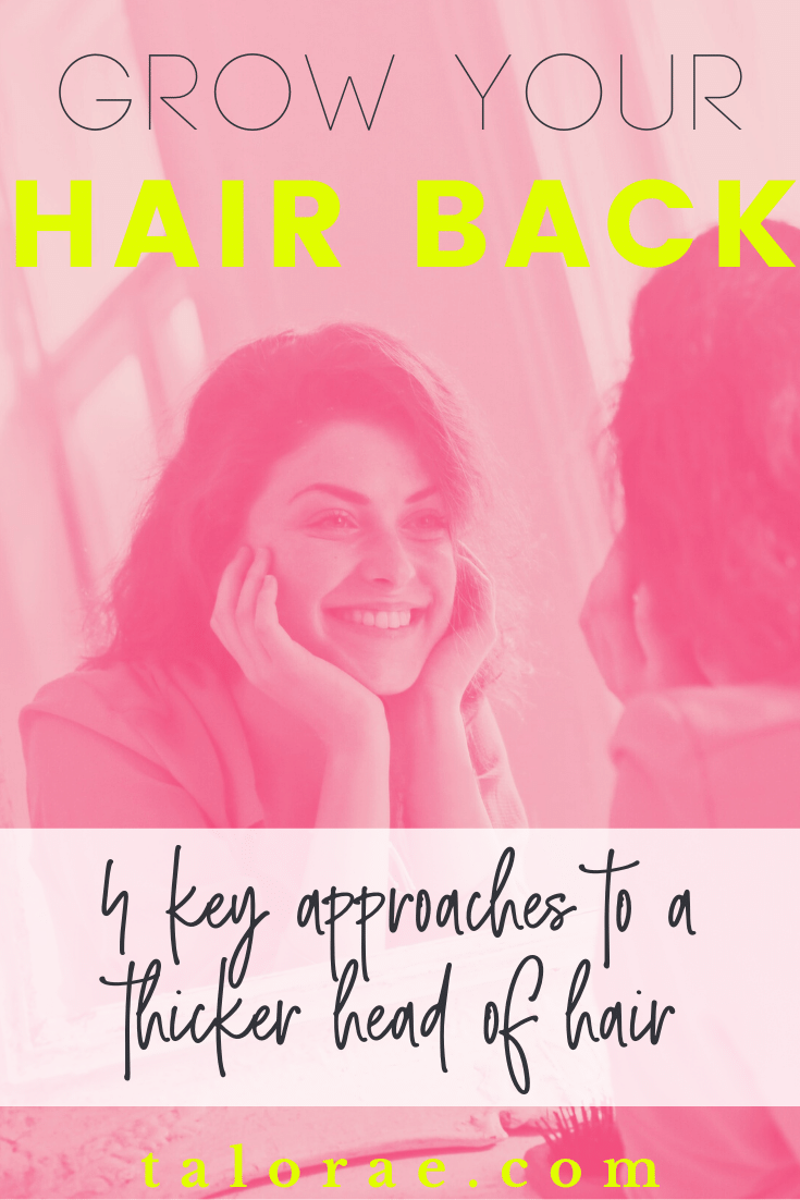 Pinterest Graphic Grow Your Hair Back