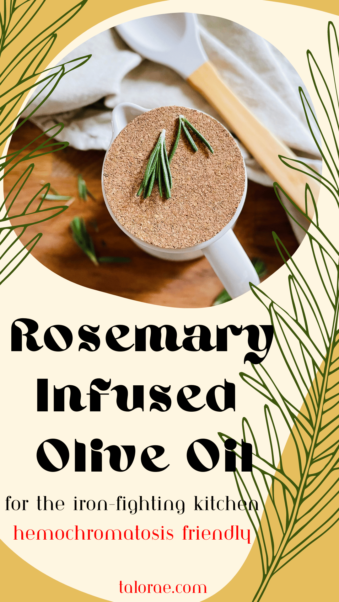 Rosemary Infused Olive Oil for hereditary hemochromatosis pin