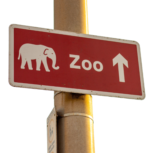 zoo sign