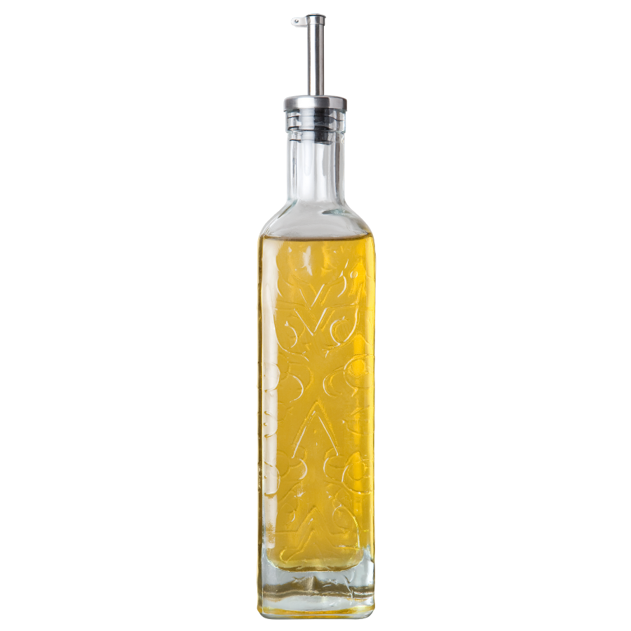 olive oil bottle with spout