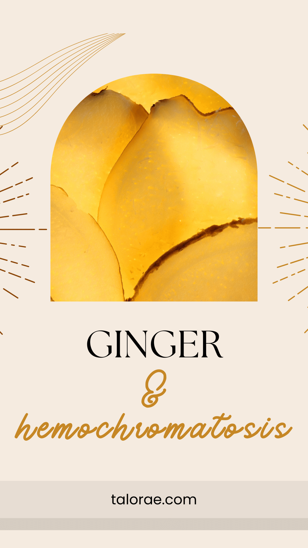 ginger for hemochromatosis pinterest pin
